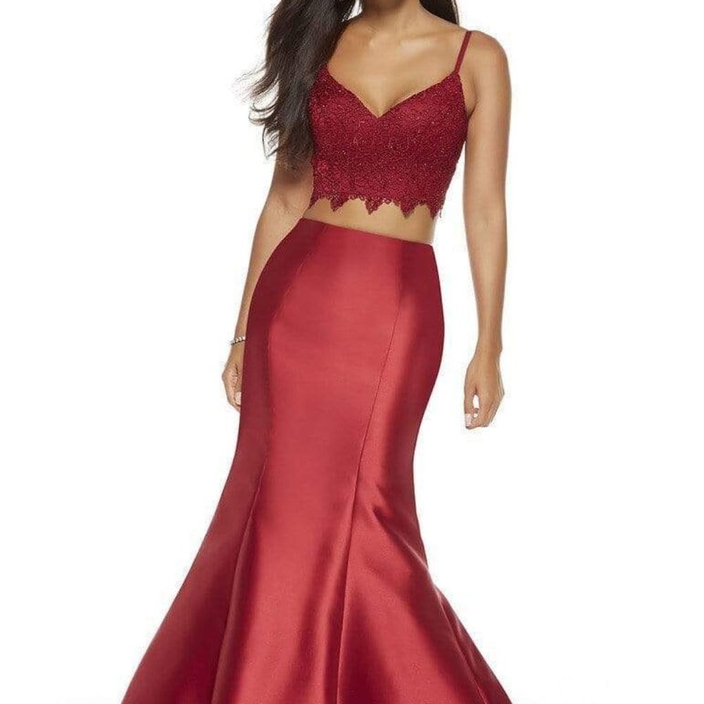 Alyce Paris 60633 Evening Gown Red Size 0
